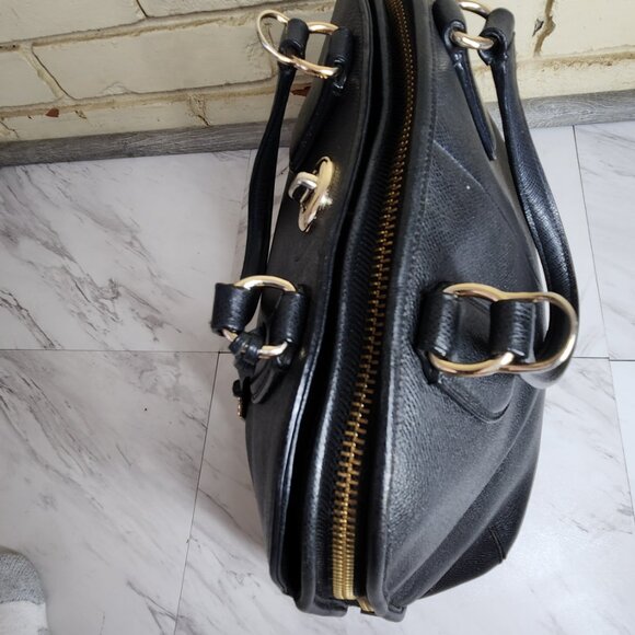 Euc Coach Prince Street Black Leather Shoulder Bag  Purse - Picture 8 of 10